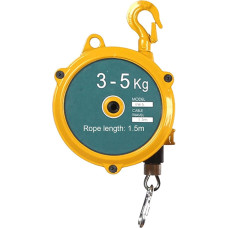 Support Your Tools Effortlessly with Spring Balancer, Retractable Tool Balancer with Hook and 150cm Wire Rope, Ideal for Factory and Workshop