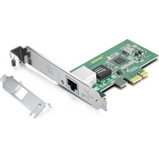 H!Fiber.com 1.25G Ethernet tinklo kortelė, RJ45 NIC, 1.25GbE CNA, funkcija prilygsta I210-T1, su 