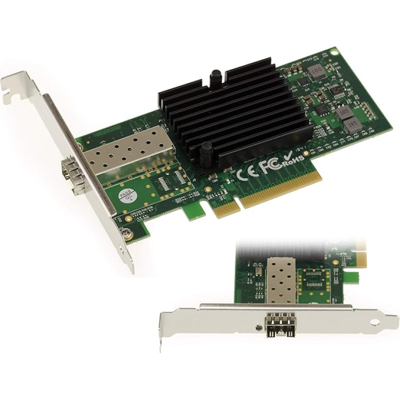 KALEA-INFORMATIQUE PCIe valdiklio kortelė 10G SFP+ LAN tinklui su 