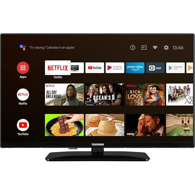 Telefunken Android TV 32 Inch TV (Full HD Smart TV, Dolby Vision HDR, Triple Tuner, Bluetooth) XF32AN750M