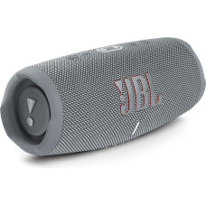 JBL Charge 5 Bluetooth Speaker, Waterproof Portable Boombox with Built-in Powerbank, One Battery Charge for up to 20 Hours of Wireless Music Enjoyment, Grey