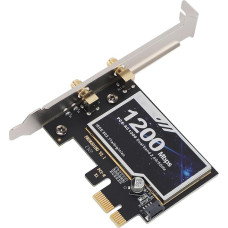 TP Link AC1200 PCIe WiFi kortelė, 1200Mbps 4.2 belaidžio tinklo kortelė PCIE tinklo adapteris nešiojamiesiems kompiuteriams, 2,4 GHz 5 GHz dviejų dažnių Gigabit LAN kortelė