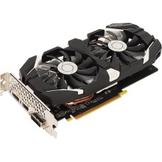 Dpofirs GTX1060 vaizdo plokštė, kompiuterio vaizdo plokštė 3GB GDDR5 192Bit su dviem ventiliatoriais 4K HDR technologija 8008 MHz GTX1060 žaidimų vaizdo plokštė su HDMI DVI DP ekrano sąsaja (3GB)