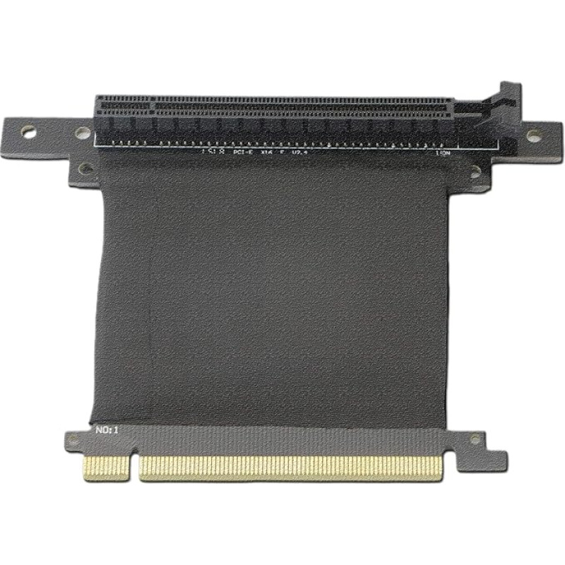 PCI-E 16X Riser Card PCI Express 3.0 16X Extension Cable 90 Degree High Speed Riser Card -70mm
