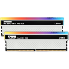 KLEVV CRAS XR5 RGB 32GB rinkinys (16GB x2) 6000MT/s žaidimų atmintis DDR5 RAM XMP 3.0 didelio našumo spartinimui