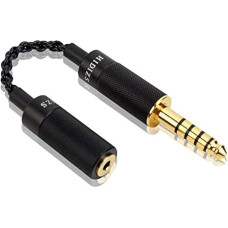 HIDIZS Balanced Adapter 4.4mm Male to 2.5mm Female Headphone Extension Cable for Mobile Phones, Headphones, Speakers, Tablets, PCs, MP3 Players