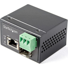 StarTech.com PoE+ pramoninis 30W medijos keitiklis - Medijos keitiklis šviesolaidis-varis - vienmodis/daugiamodis šviesolaidis-varis Gigabit Ethernet - miniatiūrinis/kompaktiškas dydis - IP-30/ -40C-75C