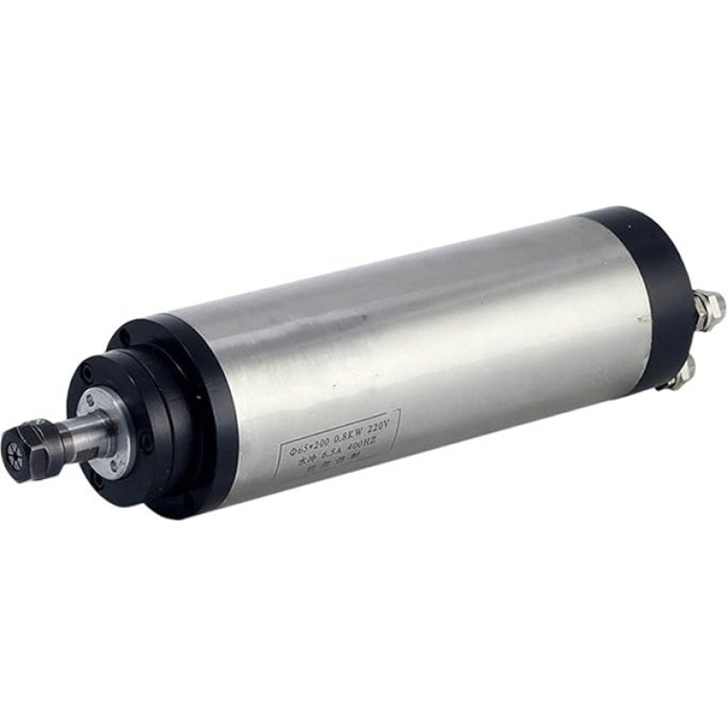 0,8 kW. CNC Wassergekühlte Spindel Hochgeschwindigkeitsrouter Motor 800W 65mm ER11 4 STÜCKE Lager 2400 0rpm Ausverkauft(220)