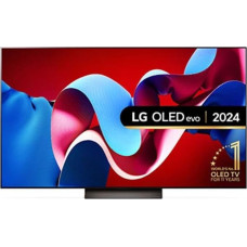 LG OLED65C4 OLED TV 164 cm 4K UHD Smart TV 2024 Black and Brown