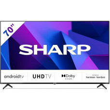 SHARP 70FN2EA Android TV 177 cm (70 Inch) 4K Ultra HD Android TV (Smart TV, Bluetooth, Dolby Vision, HDMI 2.1 with eARC)