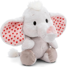 NICI Love Elephant Cuddly Toy Light Grey 48 cm - minkštas pliušinis žaislas Mielas pliušinis žaislas, skirtas glaustytis ir žaisti, vaikams ir suaugusiesiems, puiki dovanų idėja - 61489