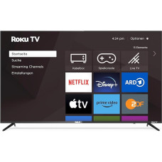 RCA RK65UN1 Smart TV 65 Inch (164 cm), UHD 4K TV Roku TV with HDR10, HLG, WLAN, App Store, Triple Tuner (DVB-T/T2, DVB-C, DVB-S/S2), HDMI, USB (Only for Germany) 2024