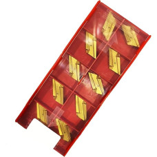 10 Stück KNUX160405R LF6018 KNUX160405R LF6028 CNC-Hartmetallklingen, CNC-Drehmaschine, Fräsen, Drehwerkzeuge, KNUX 160405 Fräser, Metallschneideklinge, Hartmetall-Dreheinsätze(KNUX160405R LF6028,100p