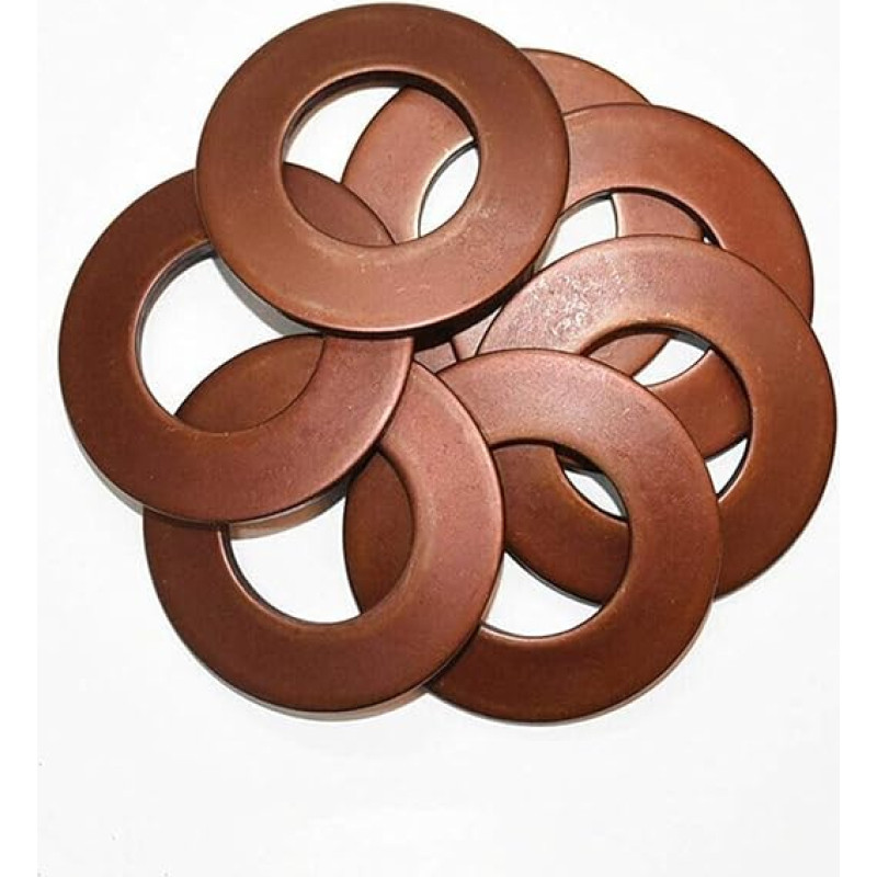 Temhyu Shuxiang Spring Washing Machine Disc Spring, Pack of 2, 60Si2MnA Disc Pressure Spring Outer Diameter 71/80/90 mm Inner Diameter 36/41/46 mm High Quality (Length: A 90 x 46 x 5 mm)