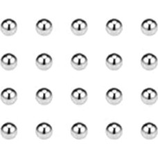 Plieninis rutuliukas, guolių plieninis rutuliukas, 0,5 mm - 1,8 mm guolių rutuliukas, nerūdijantis plienas 304 G200, ypatingo tankio tikslus rutuliukas, miniatiūrinis plieninis rutuliukas (1500 vnt.) (1,6 mm)