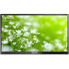 SYLVOX 75 Inch Outdoor TV 1000 Nits IP55 Waterproof, Smart Android TV 4K UHD. HDR 10 Dolby Audio TV, Voice Search, DTV & ATV, DVB-T/C/T2/S/S2, HBBTV Google Assistant Built-in Partial Sun Deck PRO