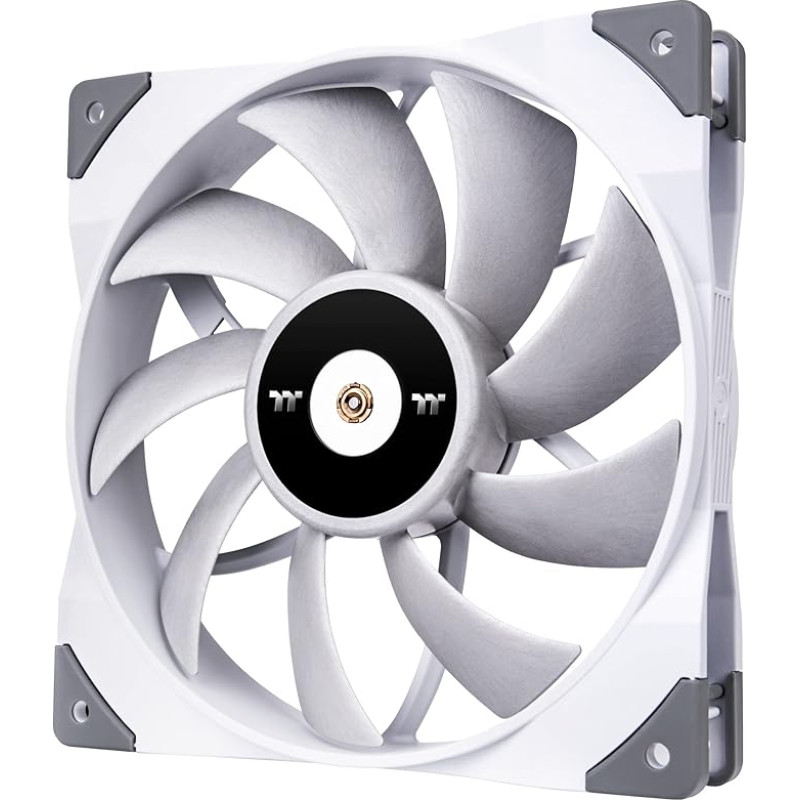 Thermaltake TOUGHFAN 14 White High Static Pressure Radiator Fan (Single Fan Pack) Quiet PC Fan Case Fan White