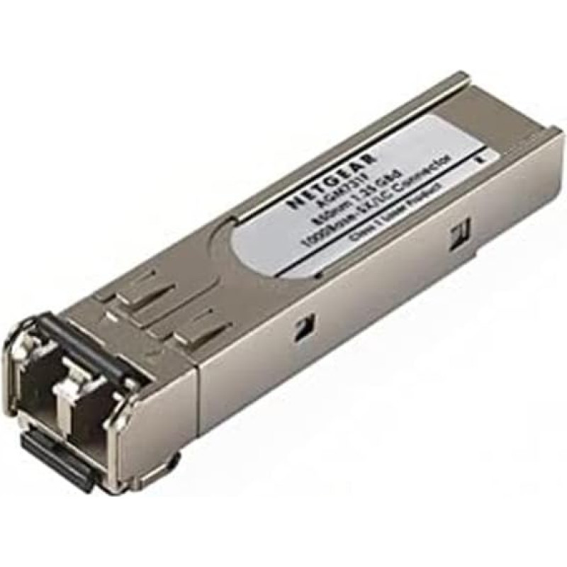 NETGEAR - AGM731F 1000BASE-SX SFP pluošto GBIC modulis, skirtas naudoti su komutatoriais GSM7324, GSM7312, GSM7224 ir FSM7326P