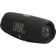 JBL Charge 5 Wireless Speaker with Bluetooth and Wi-Fi, Waterproof and Dustproof, Integrated Power Bank, Up to 20 Hours of Battery Life, Black