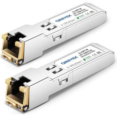 [2 pakuotės] 1.25G SFP-RJ45 modulis, 1000BASE-T siųstuvas, skirtas 