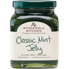 Stonewall Kitchen Classic Mint Jelly (347 g) - Fresh Mint Jelly - Perfect with Savoury Meat and Game