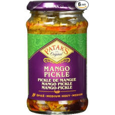 Patak's Mango Pickle, vidutinio aštrumo, 6 vnt. (6 x 283 g)