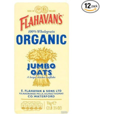 Flahavans | Jumbo-Haferflocken - Bio | 12 x 1kg