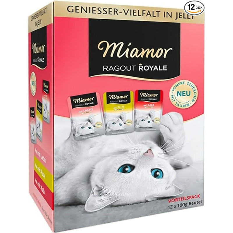 Miamor FB Ragout Royale Multibox in Jelly 12 x 100 g (Quantity: 4 per Order Unit)