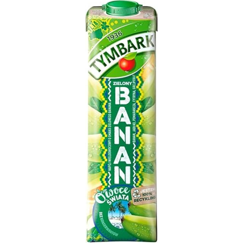 Tymbark - Green Banana // Tymbark Zielony Banan 1L