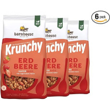 Tėvelis Barnhouse Krunchy Strawberry, 375 g - pakuotės (3 x 375 g, 1125 g)