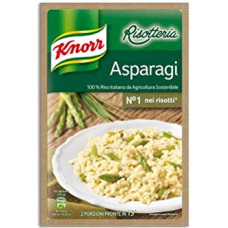 Knorr Risotto Asparagi ryžiai su šparagais 175g 100% itališkas paruoštas maistas