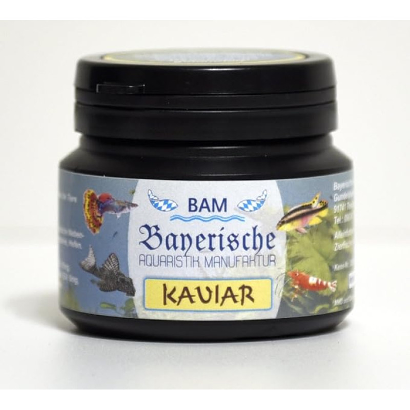 BAM Caviar Soft Granules Fine 100 g dekoratyvinėms žuvims ir krevetėms