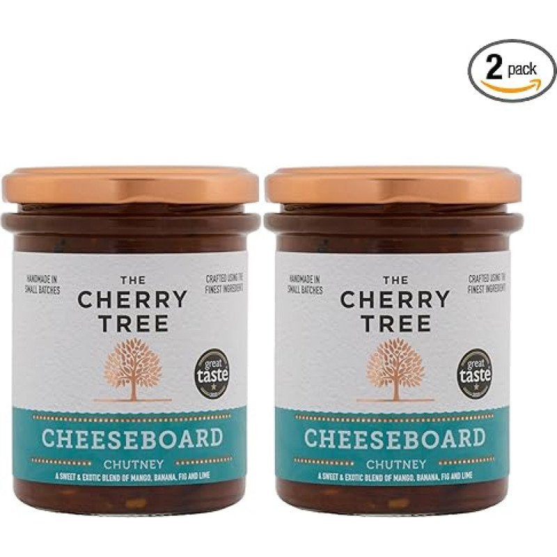 The Cherry Tree Cheeseboard Chutney 2 x 300 g Glas Doppelpack