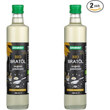 Seitenbacher Ekologiškas kepimo aliejus I Pirmojo spaudimo I Šalto spaudimo I Neutralaus skonio ir kvapo I (1 x 500 ml) (2 vnt.)