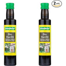 Seitenbacher Ekologiškas kanapių aliejus I Pirmojo spaudimo I Šalto spaudimo I Vietinis I (1 x 250 ml) (2 pakuotės)