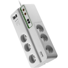 Schneider Electric APC Power Surge Protector white white 6 prises
