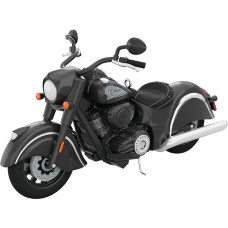 Hallmark Keepsake Kalėdų dekoracijos 2024 Indian Motorcycle Chief Dark Horse 2024 Metalinės dovanos automobilių kolekcininkams