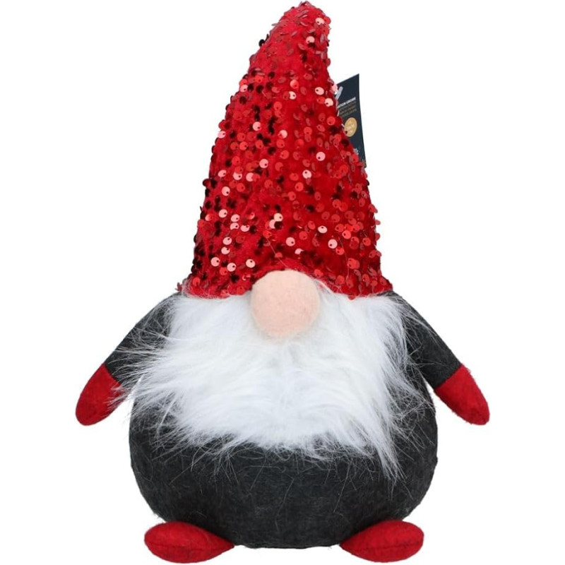 Arti Casa Christmas Gnome - Gonk Christmas - Gnome Figure Large 18 x 36 cm - Gnome Figures - Gnome Christmas - Christmas Decoration Santa Gonk - Red