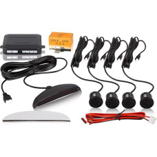 Automobilio statymo jutikliai, galiniai statymo jutikliai su 4 jutikliais ir LED ekranu