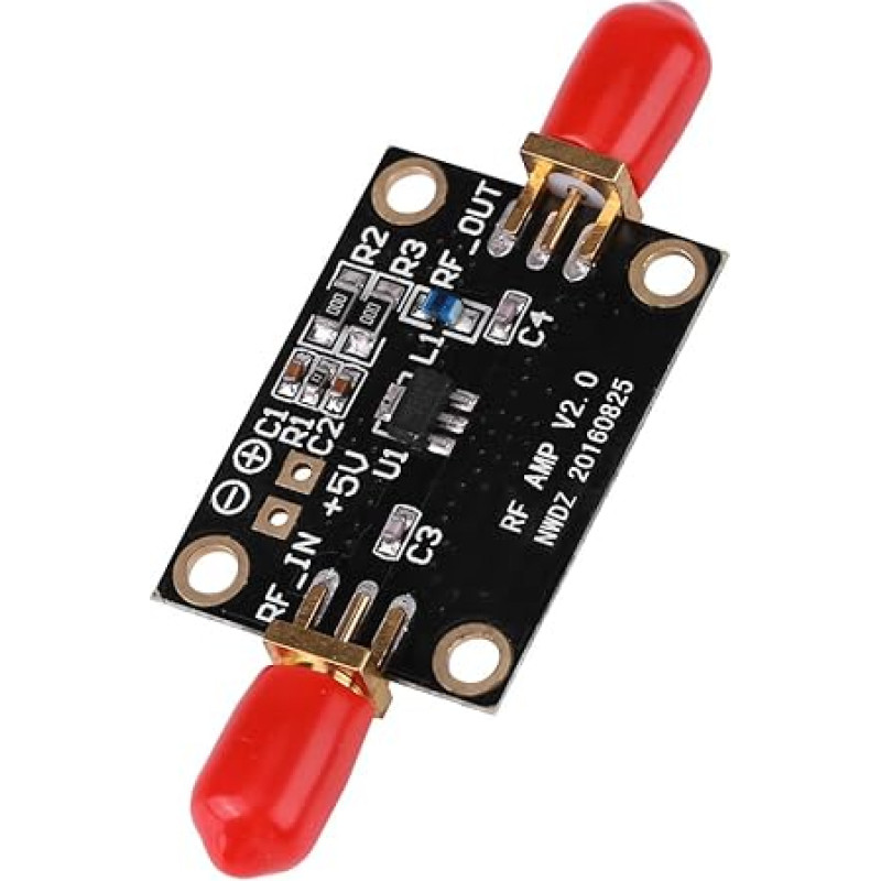 0.01-4GHZ 21DB plačiajuostis LNA stiprintuvo modulis Didelio stiprumo mažo triukšmo stiprintuvas HAM radijo RTL SDR LNA stiprintuvas Plačiajuostis