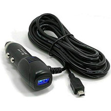 SUWNAN Mini USB Charging Cable 3.5M 5V Dash Cam Power Lead for Dashboard Camera DVR GPS in Car Truck Van Motorcycle