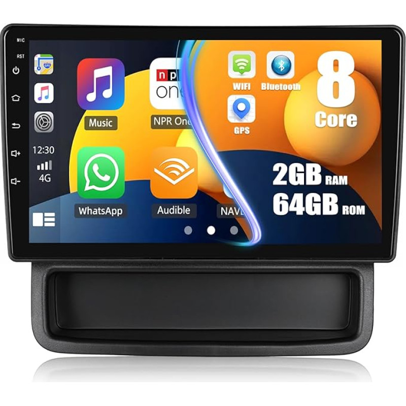 2G + 64G 8 branduolių CAMECHO Android 13 automobilinis radijas Opel Vivaro A 87R/Renault Trafic II Nissan Primastar su Carplay Android automobilinė navigacija 10 colių ekranas su Bluetooth FM/RDS Mirror Link DSP