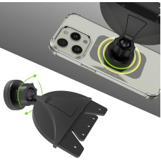 pluX KFZ-Handyhalterung mit CD-Schlitz, Handyhalterung für Auto, 360° drehbar, CD-Handyhalterung, CD-Handyhalterung für Auto, suderinamas su iPhone 14, 12, 11 Pro, Max, XR, XS, Max, X, 8 Plus, SE