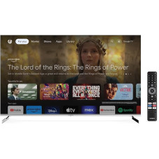 STRONG SRT55UF8733, 4K QLED Smart TV 55 Inches: Stream with Netflix, Prime Video, Disney+ at the Highest Level - Dolby Atmos, Google TV and Voice Control Included