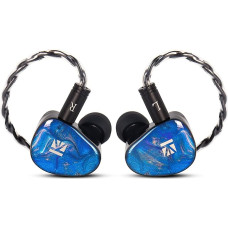 keephifi KBEAR KB02 IEM ausinės, 10 mm elastinis kaulų laidumo ausinių kabelis 6N OFC, 3D atspausdinta dervos ertmė, gilaus boso ausinės, laidinės ausinės muzikantams, žaidimams