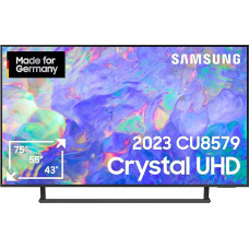 Samsung Crystal CU8579 TV, 50 Inches, Dynamic Crystal Colour, AirSlim Design, Crystal Processor 4K, Smart TV, GU50CU8579UXZG, German Model [2023]