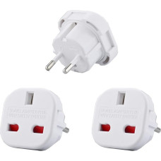 UK Plug to USA Plug Travel Adapter for USA Canada Australia Mexico Thailand China Japan Brazil Philippine See Description (Black)