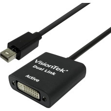 VisionTek 900640 Aktiver Mini-DisplayPort zu DL-DVI-Adapterkabel für Mac/PC