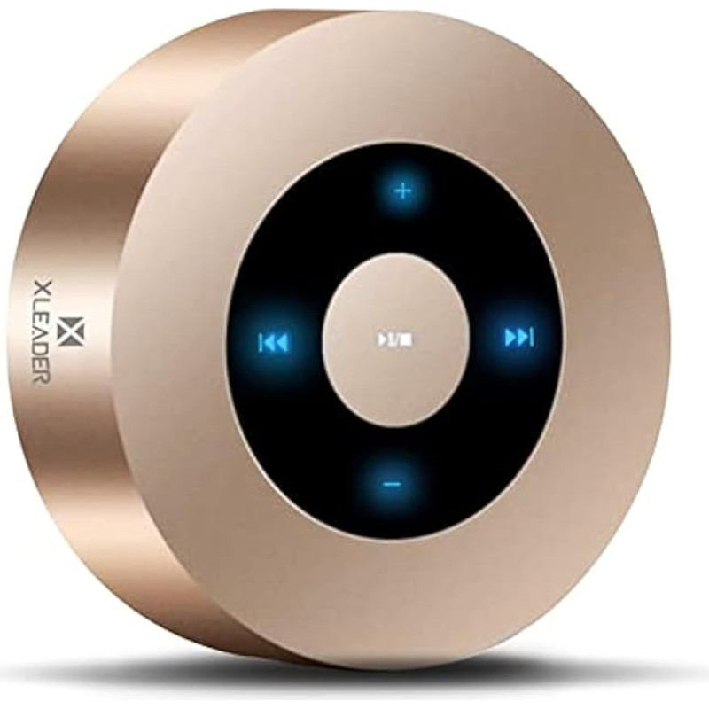 [LED Touch Design] Xleader Bluetooth Speaker A8, Gold