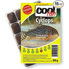 Cool Fish Cyclops 15 x 100g Blister Pack Žuvų maistas Žuvų maistas Akvariumas Žuvų maistas